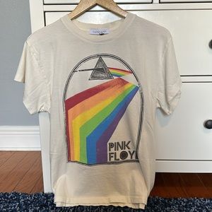 NWT Daydreamer Pink Floyd Retro Rainbow Tour Tee